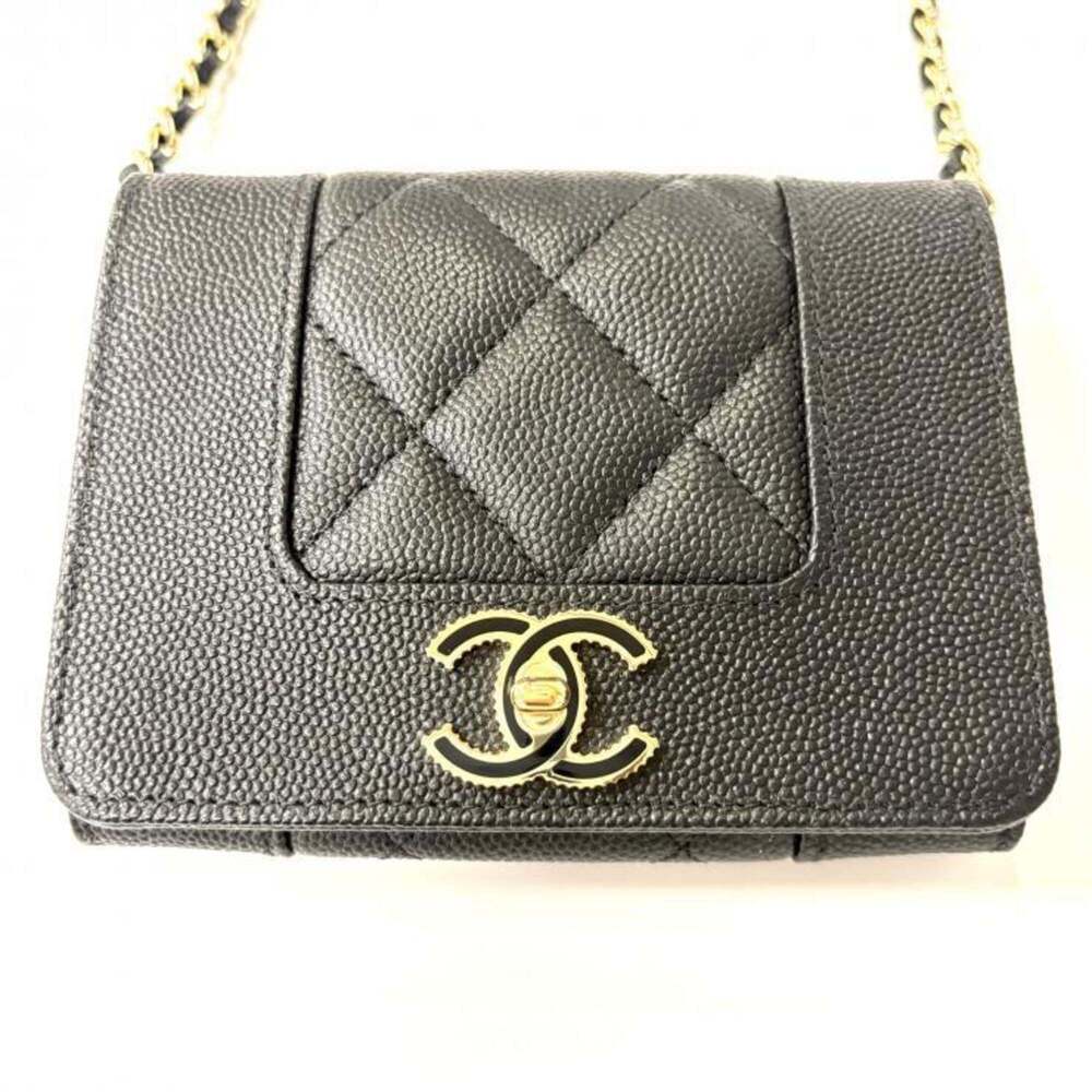 CHANEL Black Caviar Leather Wallet - Picture 4 of 10